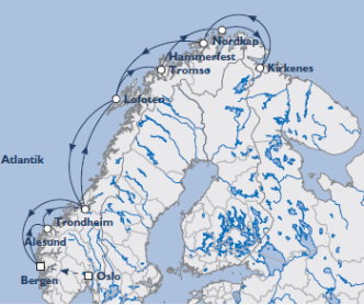 hurtigruten_route